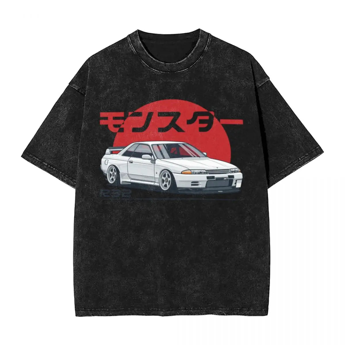 Monster Skyline R32 GTR Retro Comfort a Vintage Oversized T-Shirts